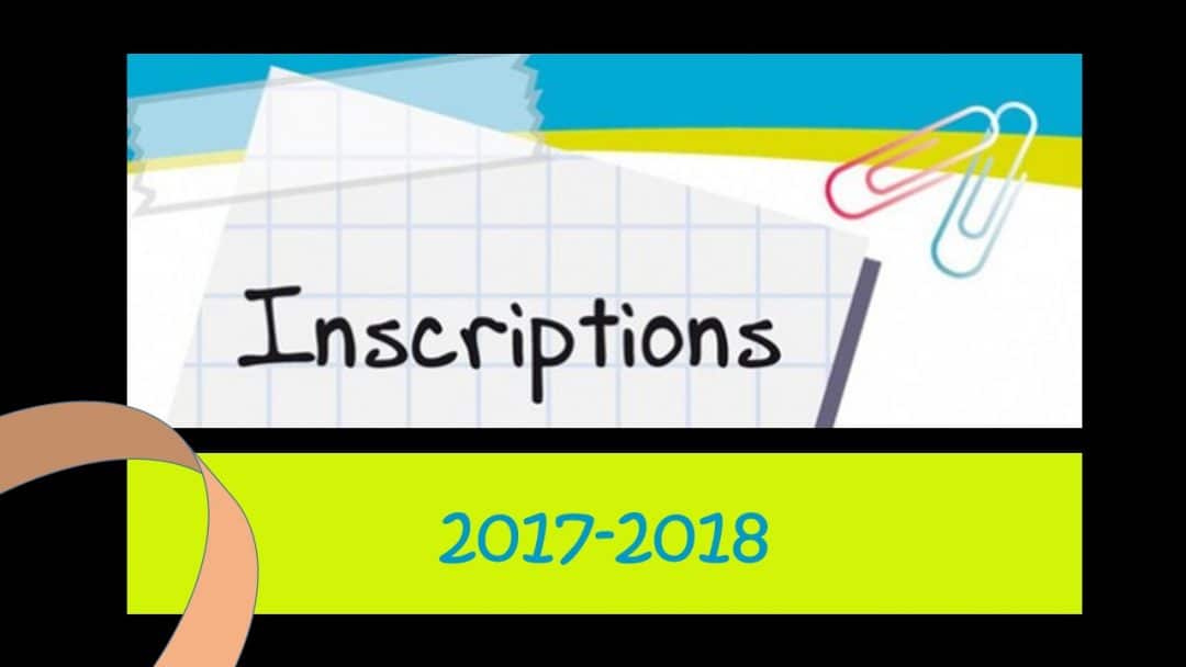 Inscriptions aux cours de français 2017-2018